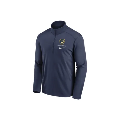 Nike Milwaukee Brewers Franchise Pacer Jacket Men's Marine Blue