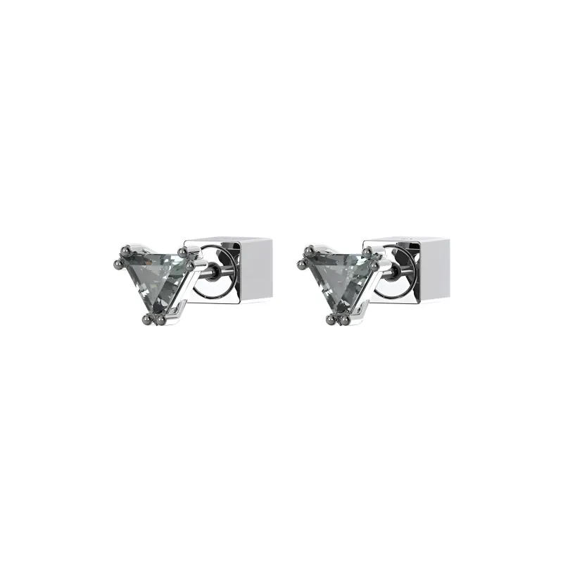 Swarovski Stilla Cubic Zirconia Stud Earrings Women's-2