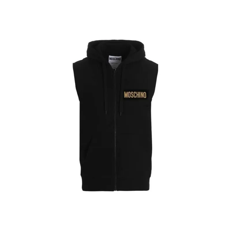 MOSCHINO Vests Men Black-0