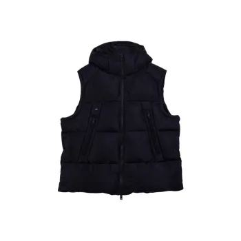 Y 3 Graphic Printed Hooded Padded Gilet
