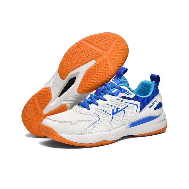 Warrior Cushioning Abrasion Resistant Breathable Low Top Badminton Shoes Unisex-4