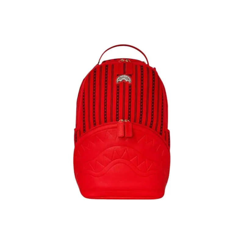 SPRAYGROUND Fabric Backpack Men's Red-0
