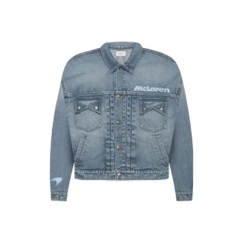 RHUDE X McLaren Denim Embroidered Jacket