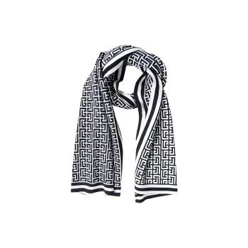 BALMAIN Scarves Men Black/White