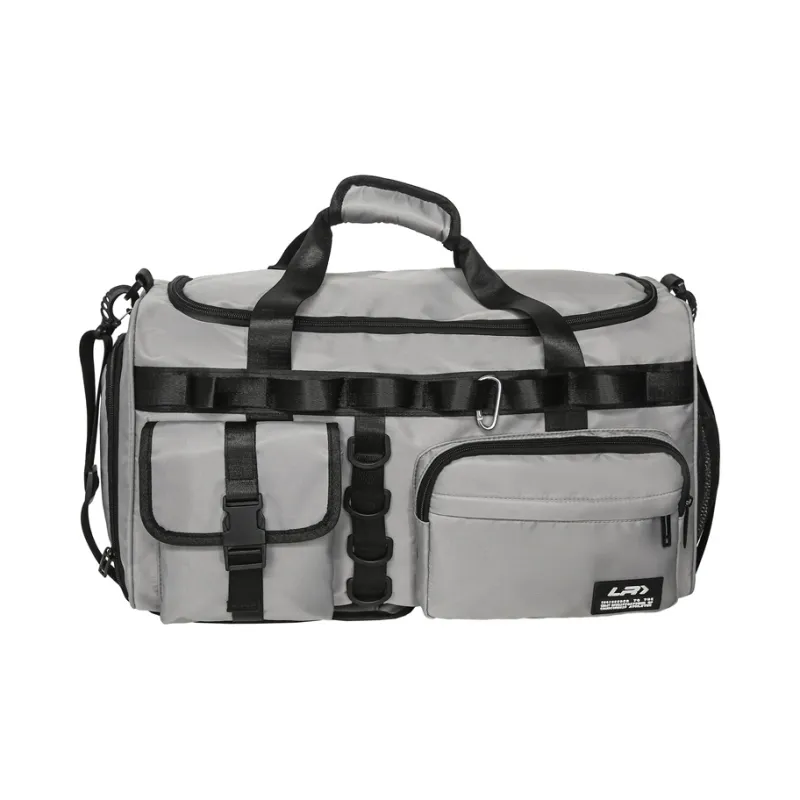 OUZIHUANG Nylon Travel Bag Unisex Black/Gray/Green-5