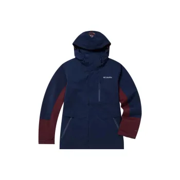 Columbia City Outdoor Collection Outdoor Hiking Water Resistant Windproof Heat Reflective Windbreaker Jacket Men's Blue