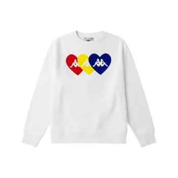 Kappa Sweatshirts Unisex White/001