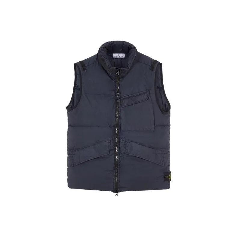 STONE ISLAND G0123 Garment Dyed Crinkle Reps R NY Down Gilet-0