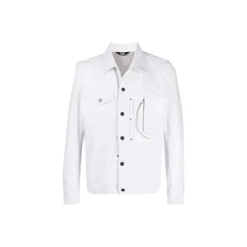 DIESEL Denim Jackets Men White