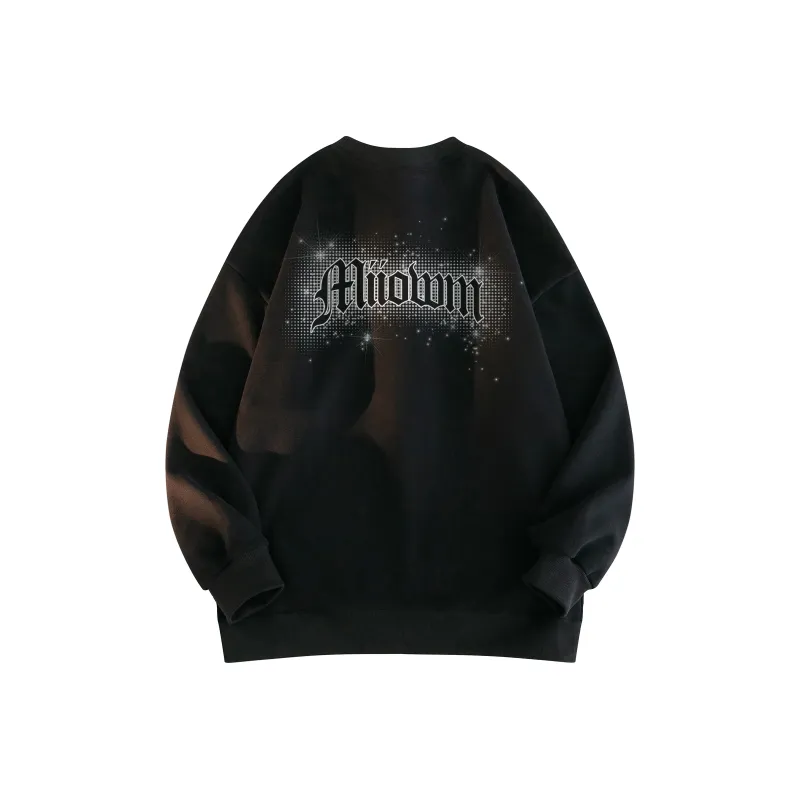 MIIOW Trend Party Series Sweatshirt Unisex Light Heather Gray-3