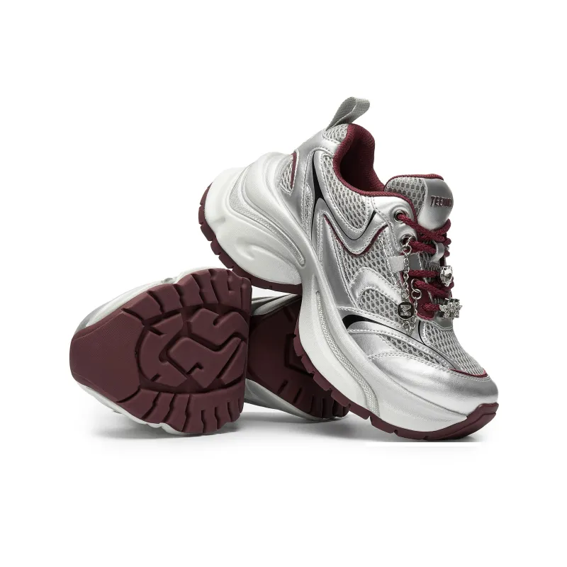 Teenmix Lucky Star Collection Cushioning Coverage Abrasion Resistant Slip Resistant Low Top Chunky Sneakers Women's-10