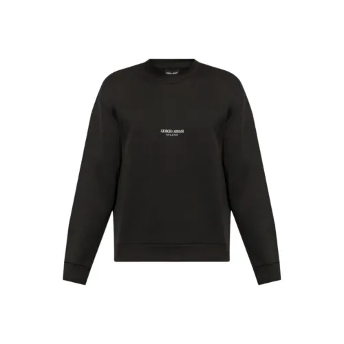 GIORGIO ARMANI Micromodal Jersey Crew neck Sweatshirt