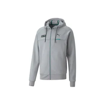 PUMA Mercedes AMG Petronas F1 Petronas Motorsport Formula One Hooded Jackets Coats Men's Gray