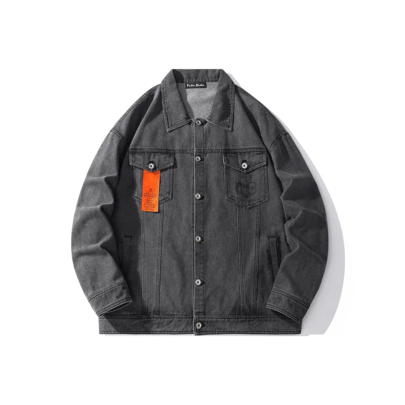 FIDO DIDO Denim Jackets Unisex-5