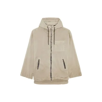 DIESEL Denim Jackets Men Khaki