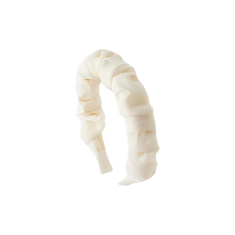 ZARA Polyester Headbands Women's Beige-2
