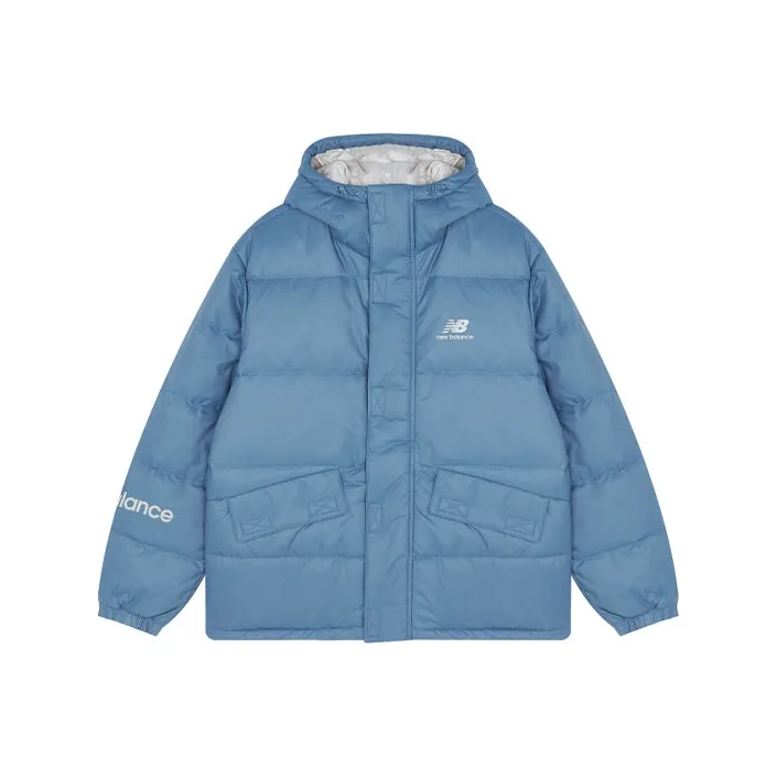 New Balance Down Jacket Men's Blue-0