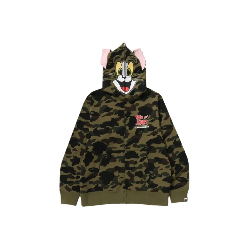 Bape 1st Camo One Point Full Zip Hoodie-0