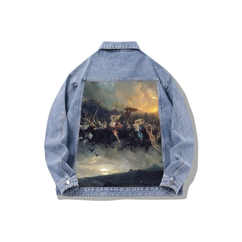 BEENTRILL Denim Jackets Unisex-4