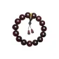 Small-Leaf Red Sandalwood-Ruyi Gourd Beaded Bracelet