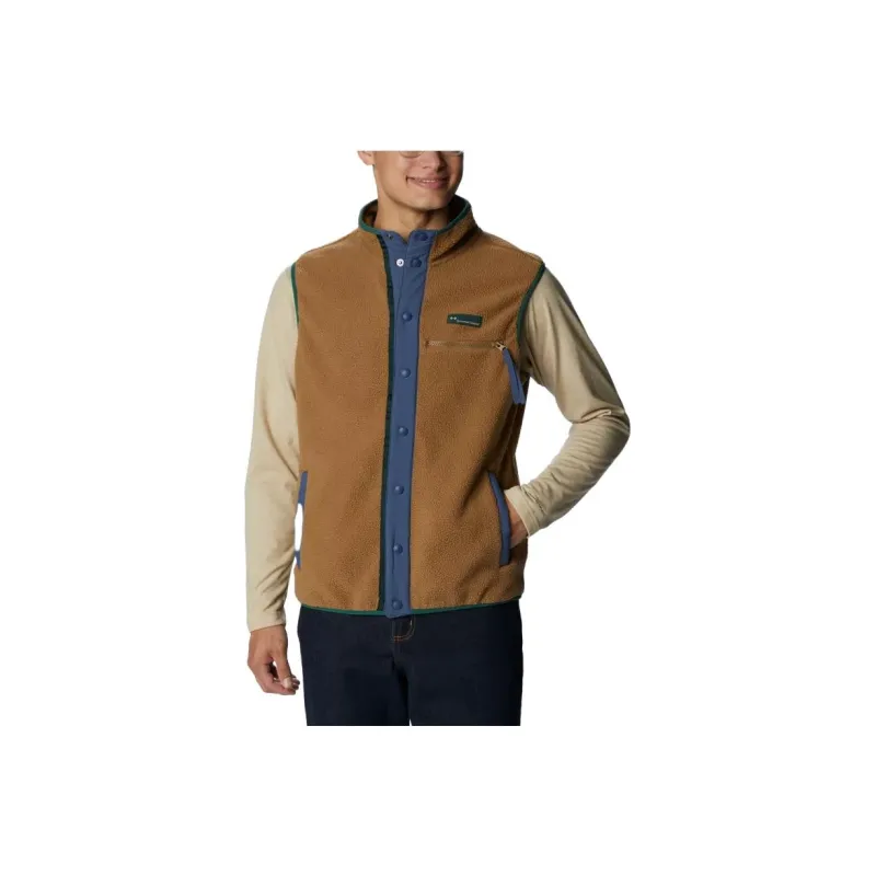 Columbia Helvetia Vest Men's Brown-0