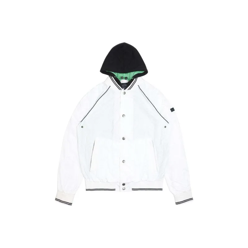 ARMANI JEANS SS23 Jackets Coats Men's White-0