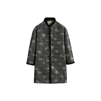 XUANSHENG Puffer Jacket Men's Silver Gray