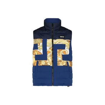 VERSACE Vests Men Blue