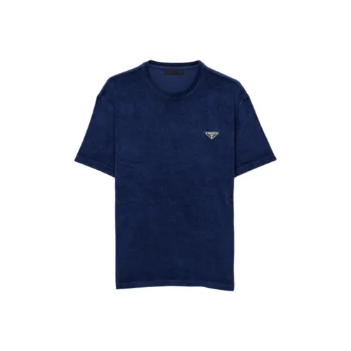 PRADA T Shirts Men Blue
