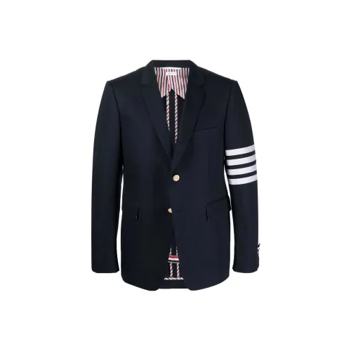 THOM BROWNE Business Suits Men Navy Blue