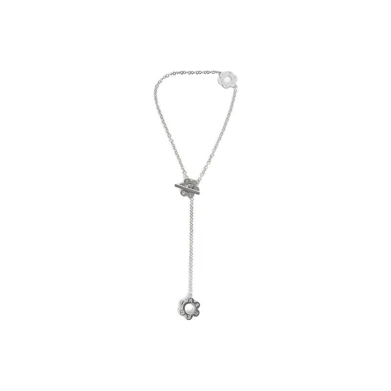 KENZO Zinc Alloy Brass Necklaces Women's Silver-0