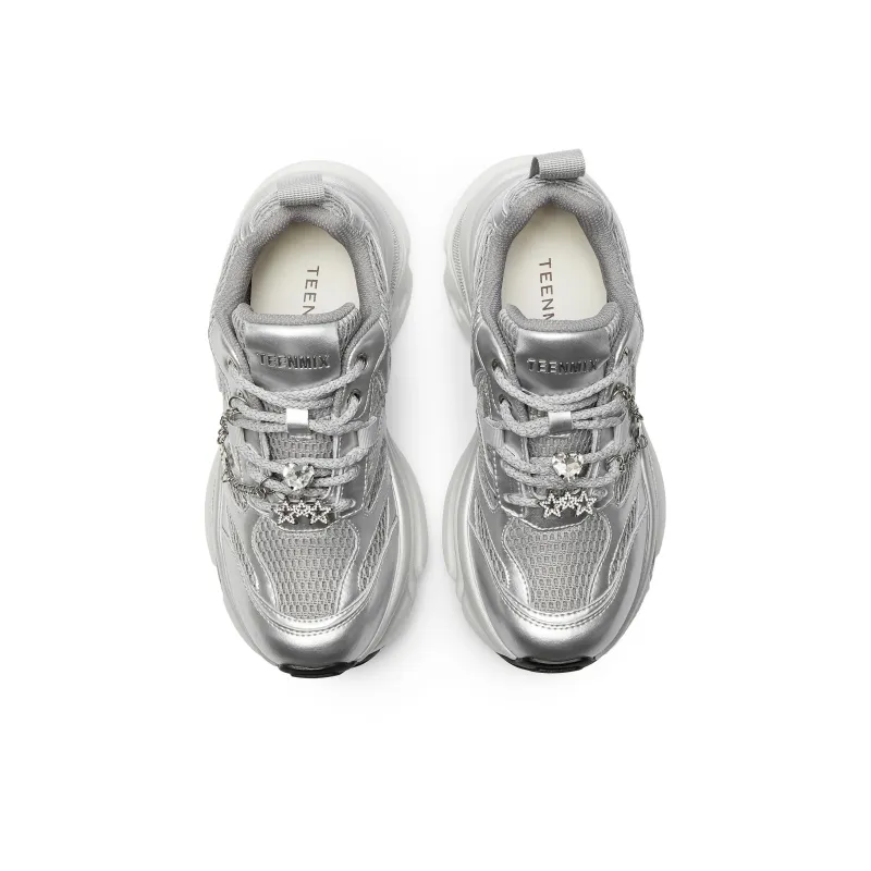 Teenmix Lucky Star Collection Cushioning Coverage Abrasion Resistant Slip Resistant Low Top Chunky Sneakers Women's-15