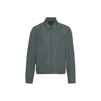 PRADA Jackets Men Lead Gray