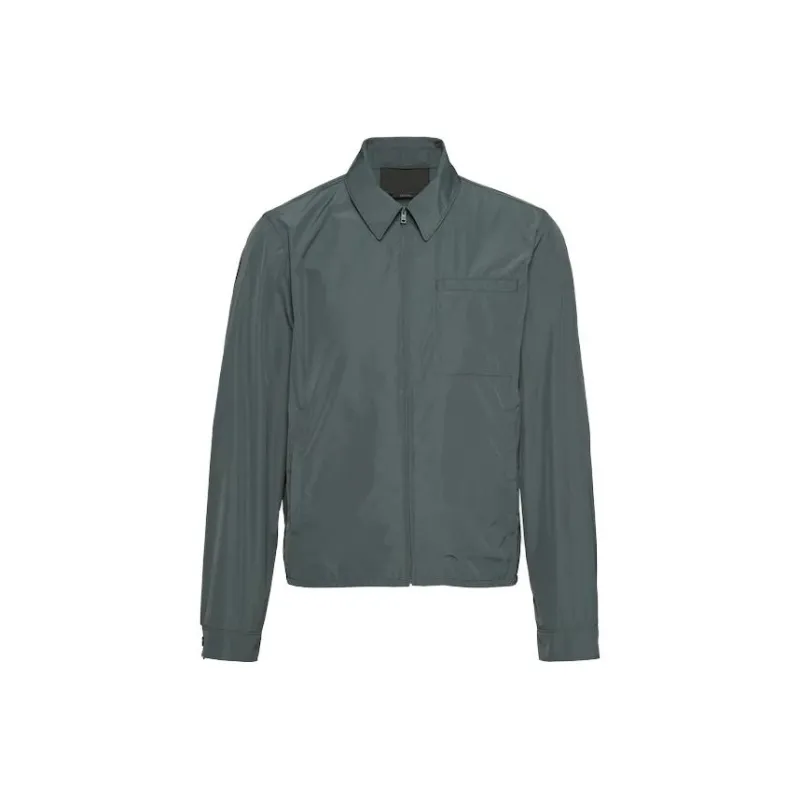PRADA Jackets Men Lead Gray-0
