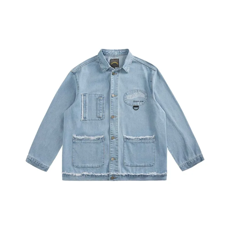 TIKIMOMOKA Denim Jackets Unisex-3