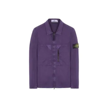 STONE ISLAND SS23 Nylon Meta Jackets Coats Men's Purple