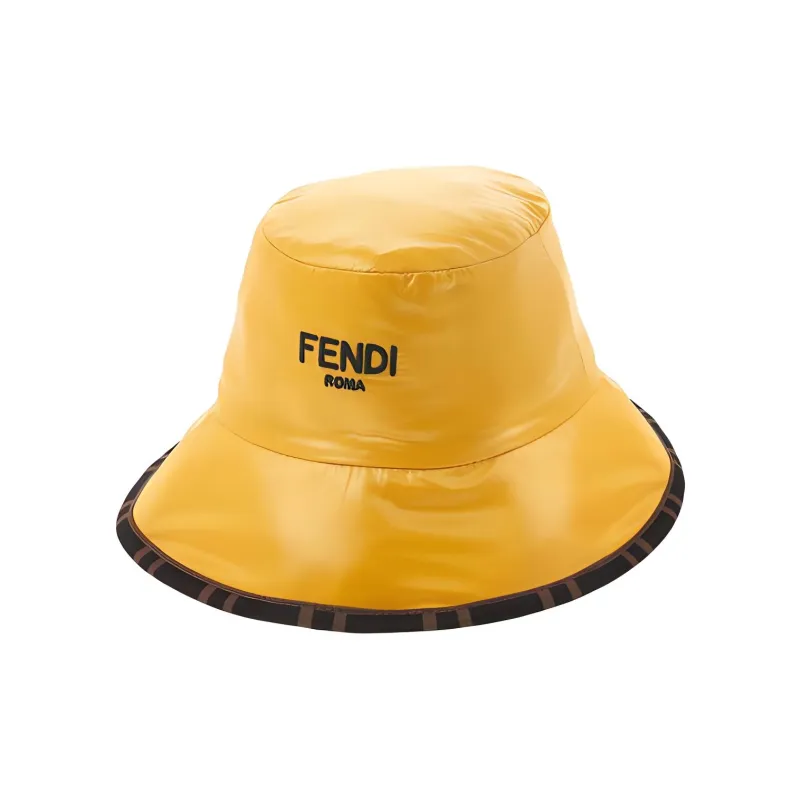 FENDI Teddy Bear Printed Reversible Bucket Hat-5