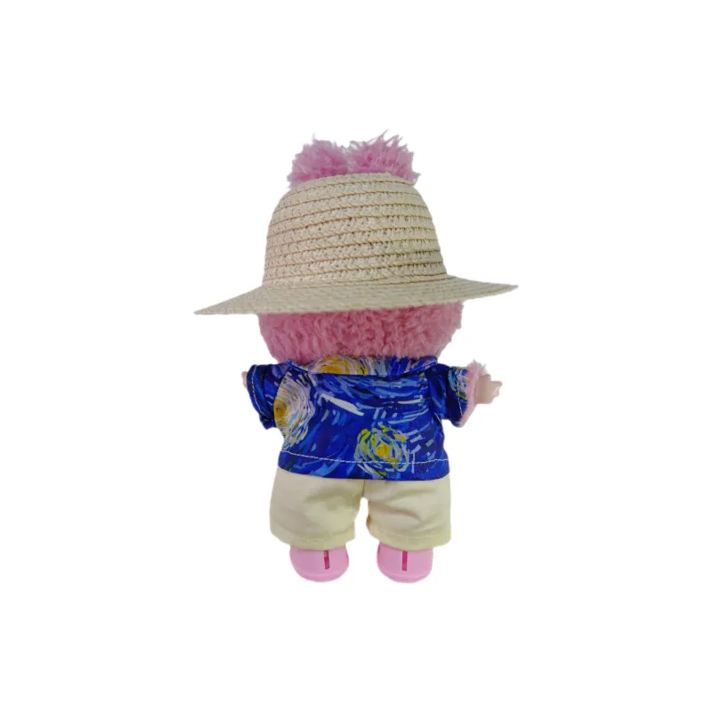 [Modified Doll] POP MART Labubu Sitting Party Collection Lychee Berry Confirmed, Starry Holiday, Cute Hang Tag Box 15cm-2