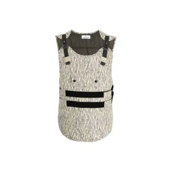 STONE ISLAND FW21 Vest Men's Ecru