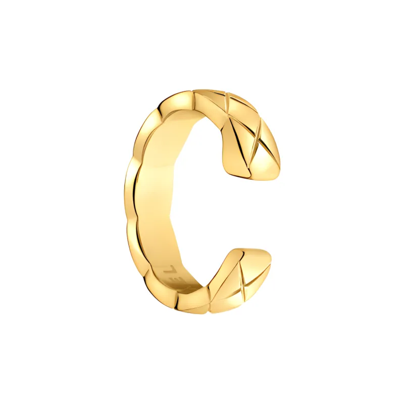 CHANEL Clip-On Earrings Women's Gold-1