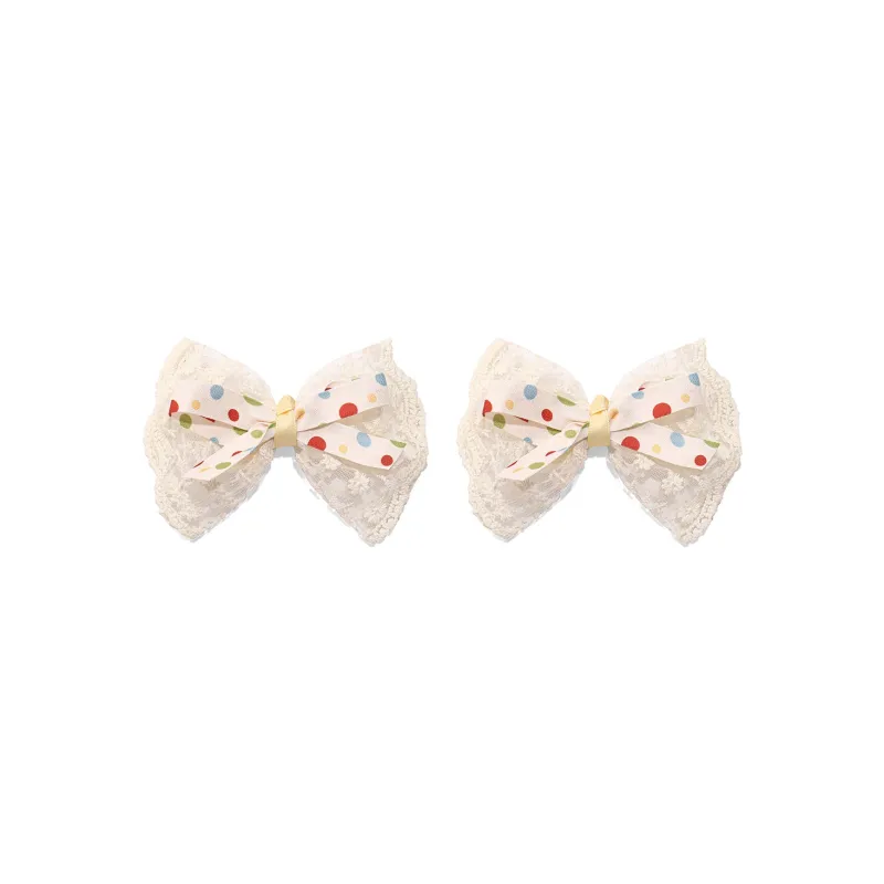ZANC Fabric/Alloy Hair Clips Women's-4