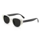 White Frame with Gray Lens[625-C3]