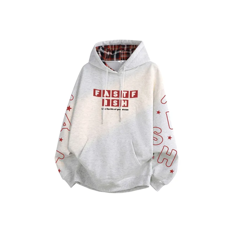 FASTFISH Sweatshirt Unisex White Heather Gray-12