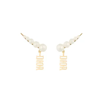 DIOR Earrings Women's Gold