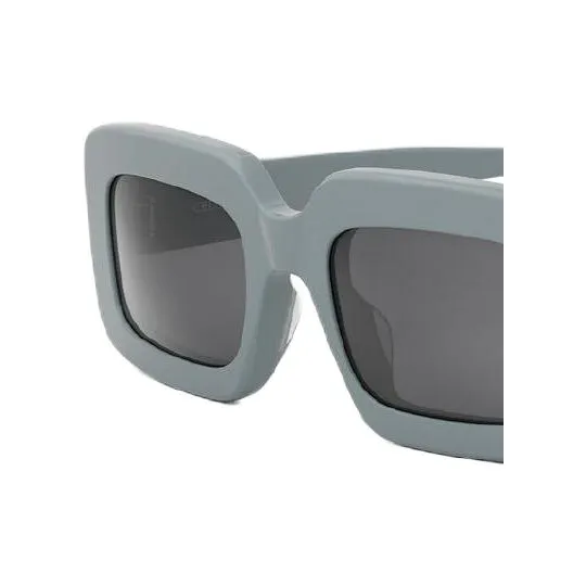 CELINE Rectangular Sunglasses Men's Gray-2