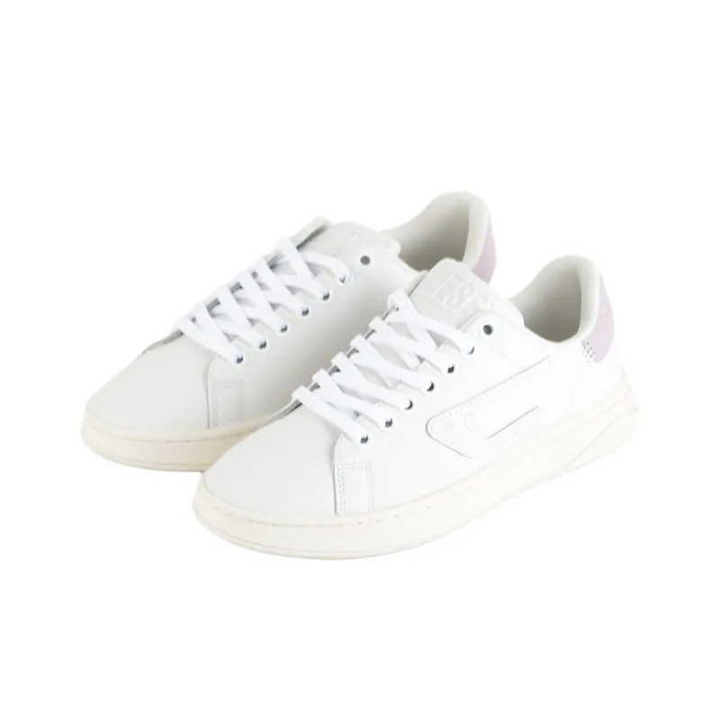 DIESEL S Athene Low Top Skateboard Shoes Women's White-2