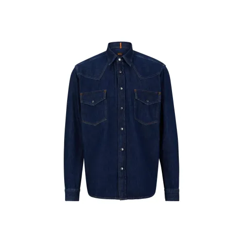 HUGO BOSS T Shirts Men Blue