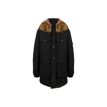 DIESEL Faux fur Trimmed Hooded Parka