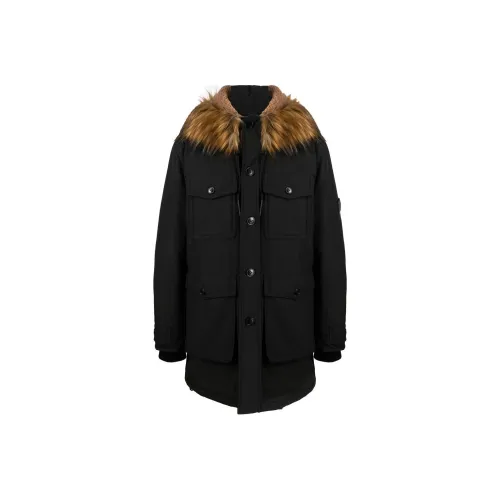 DIESEL Faux fur Trimmed Hooded Parka