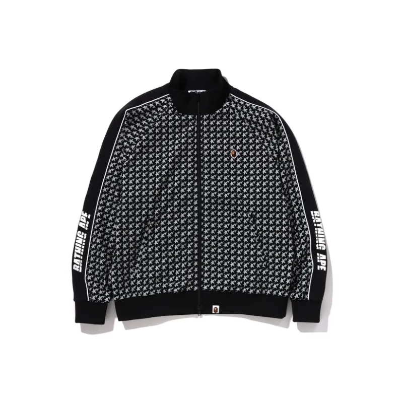 Bape Sta Houndstooth Jacquard Track Jacket-2